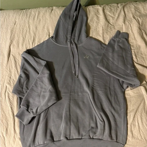 Alo Accolade Steel Grey Sweat Set - Picture 3 of 6